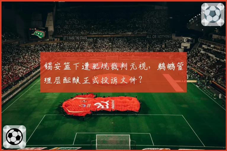 锡安篮下遭犯规裁判无视，鹈鹕管理层酝酿正式投诉文件？